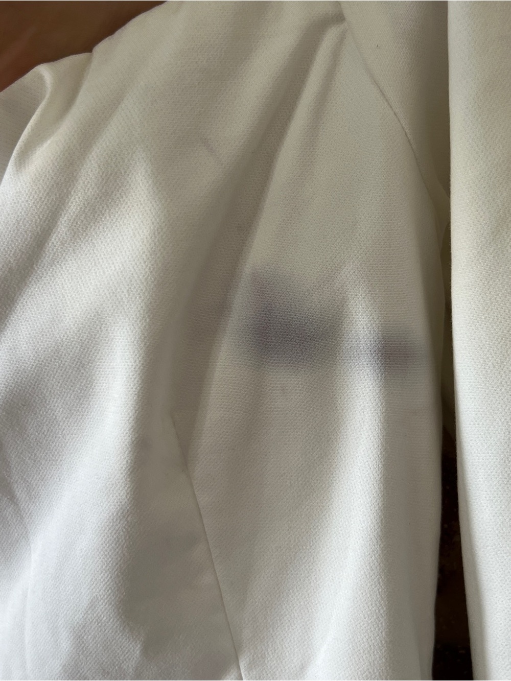 Zara White Off-Shoulder Long-Sleeve Mini Dress - Picture 5 of 5